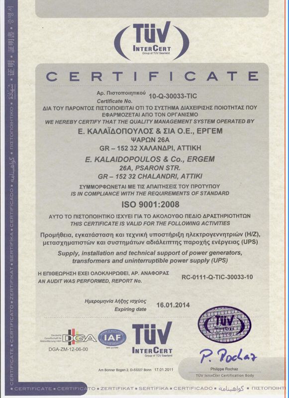 το πρότυπο ISO 9001:2008