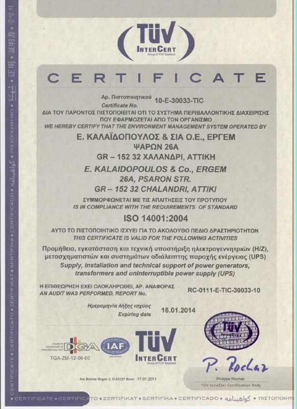 το πρότυπο ISO 14001:2004